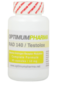 OptimumPharma Sarm RAD 140 / Testolox 60 Capsules 10 mg