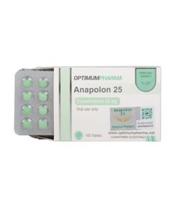 OptimumPharma Anapolon 25 Oxymetholone 25 mg 100 tablets