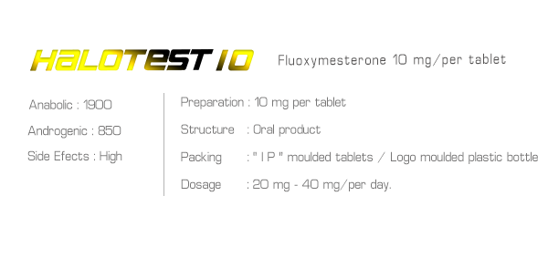 Ironpharma Halotest 10 – Fluoxymesterone 10mg Tablets - Image 3