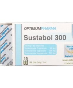 OptimumPharma Sustabol 300 – Triple Testosterone Blend 300 Testosterone Propionate 63 mg Testosterone Cypionate 100 mg Testosterone Isocaproate 137 mg 300 Mg x 10 ampules