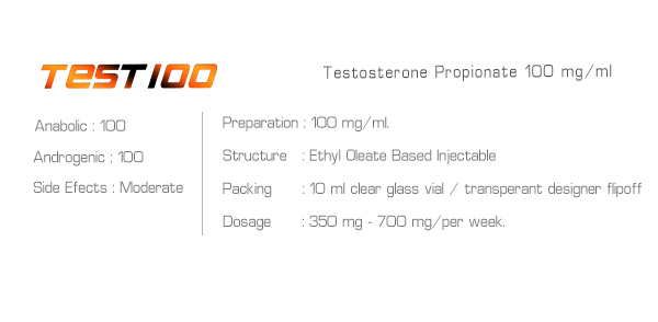 Testosterone Propionate Test100 – Fast, Lean & Powerful (100mg/ml) - Image 2