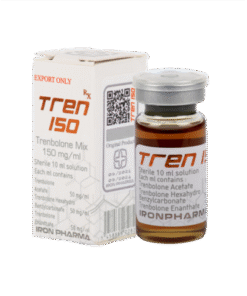 Ironpharma Tren 150 Trenbolone Acetate, Enanthate, Hexahydrobenzylcarbonate (parabolan) 150mg/ml