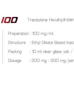 Alternative view of IronPharma Tren-H 100 – Trenbolone Hexahydrobenzylcarbonate (Parabolan) 100mg/ml