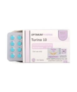OptimumPharma TURINA – Turinabol (4-Chlorodehydromethyltestosterone) 10mg, 100 Tablets